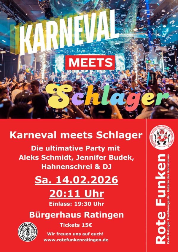Karneval meets Schlager -- DIE PARTY